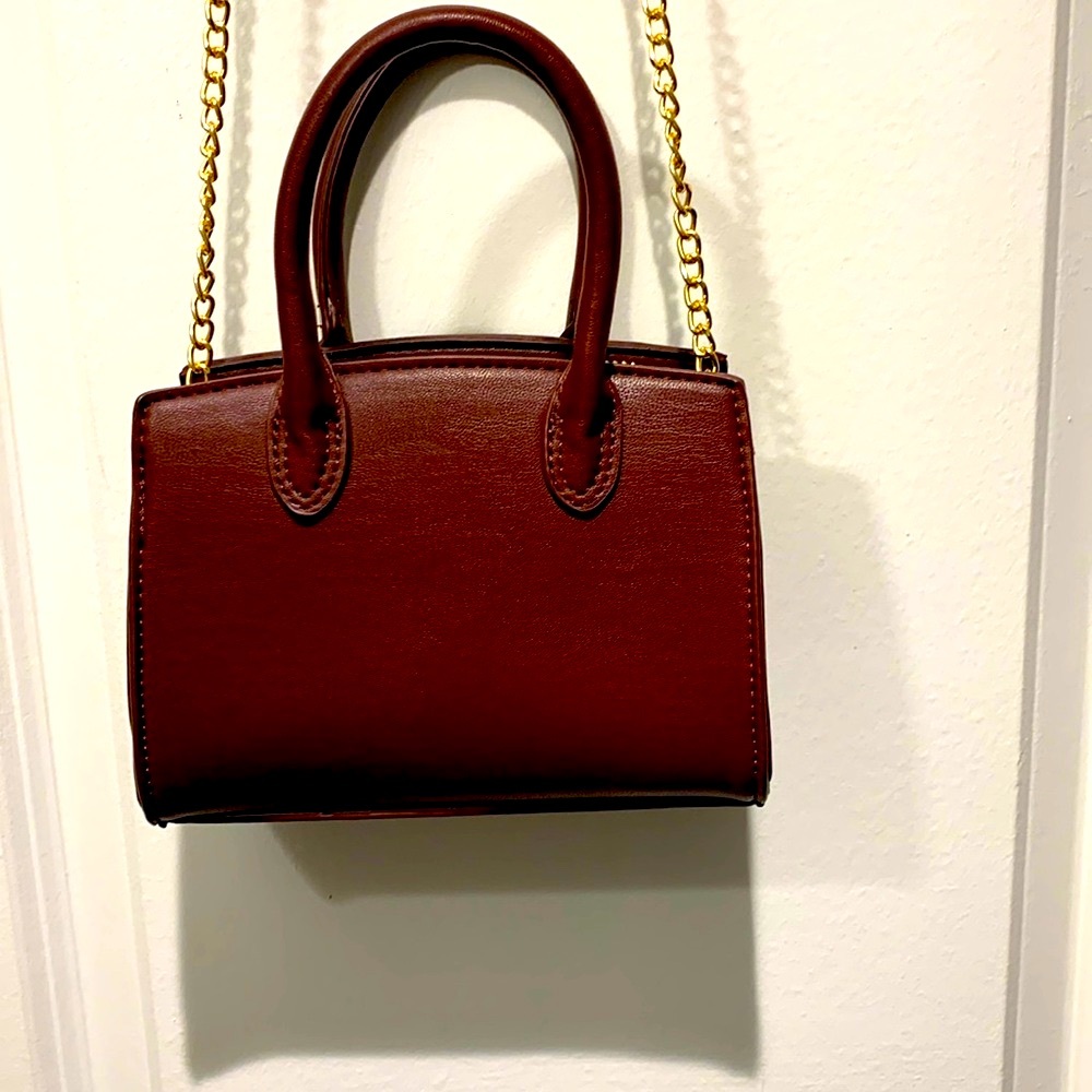 2/$12 NWOT Wine Crossbody Purse - Picture 5 of 7